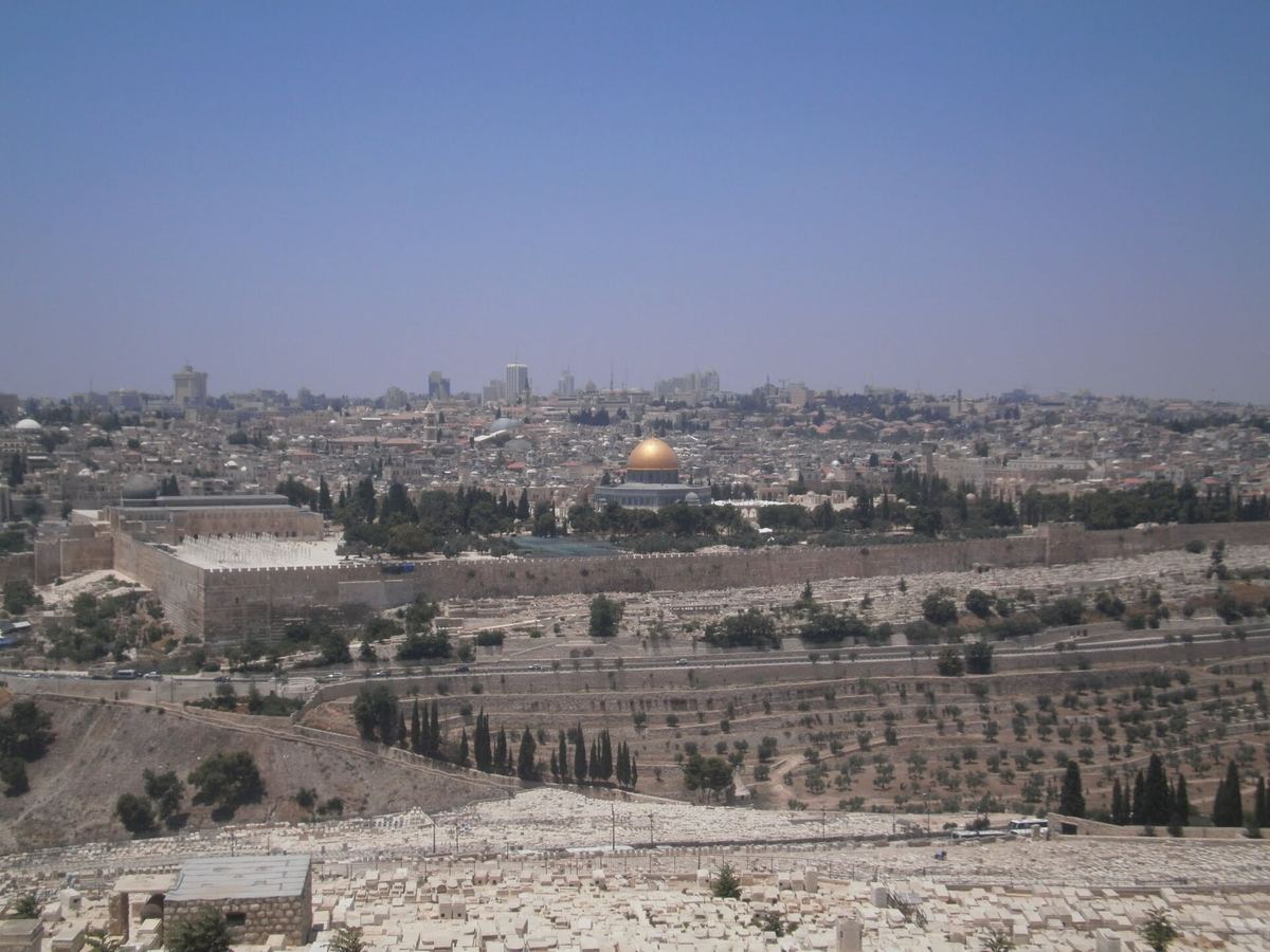 Golden stone buildings of Jerusalem